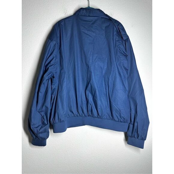Members Only Light Blue Vintage Racer Front Zip Jacket 80s 90s Size XL See Notes - Picture 7 of 16